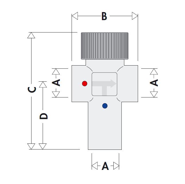 5) Základní technické a provozní parametry: maximální provozní tlak statický 10 bar maximální provozní tlak dynamický 5 bar maximální vstupní teplota +90 C maximální poměr mezi vstupními tlaky teplé