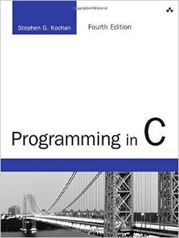 Knihy (učebnice) Zdroje a literatura Programming in C (Kochan, 2014) nebo Učebnice jazyka C (Herout, 2015) Programming in C, 4th Edition, Stephen G.