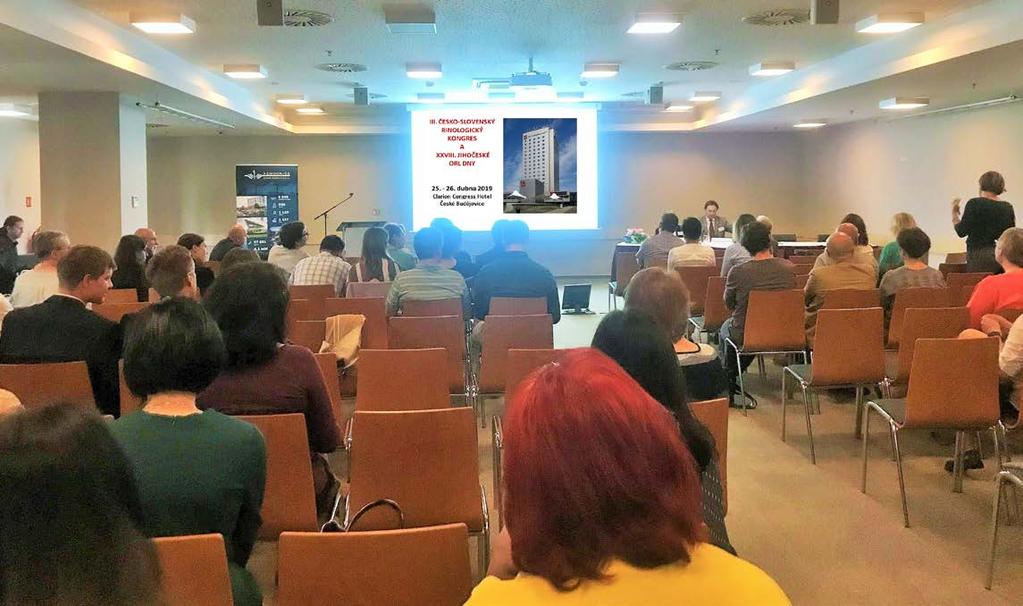 3. Česko-slovenský rinologický kongres a XXVIII. Jihočeské ORL dny zprava doc. MUDr. Jan Vokurka, CSc., prof. MUDr. Viktor Chrobok, CSc., Ph.D. Foto: autor Ve dnech 25. až 26.