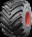 pneumatiky pro těžké stroje na sklizeň, jsou uzpůsobené pro vysoké nosnosti, při zachování nízkého tlaku na půdu na poli a pro více komfortu při dopravě po silnici.