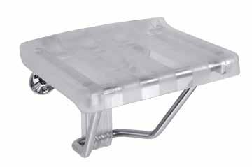 Sedátko sklopné transparentní Reversible shower seat, transparent Klappsitz für Dusche, transparent Откидное сиденье для душа,