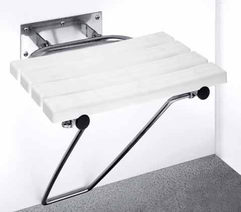 Sklopné sprchové sedátko s nohou Reversible shower seat with butteress stand Klappsitz für Dusche mit Stützbein Откидное сиденье для душа 460 mm 450 mm 100 mm 100 mm 100 mm 250 mm 440 mm lesk /