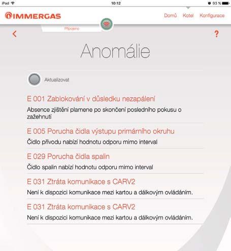 Tento požadavek zůstane aktivní, dokud nedojde ke zvýšení teploty prostoru o 0,6 C, což odpovídá 5,6 C naměřeným v prostoru, kde je umístěna řídicí jednotka nebo čidlo teploty prostoru. 7. INFORMACE.