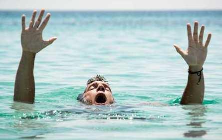 DROWNING = Respiratory problems from being in or under a liquid.