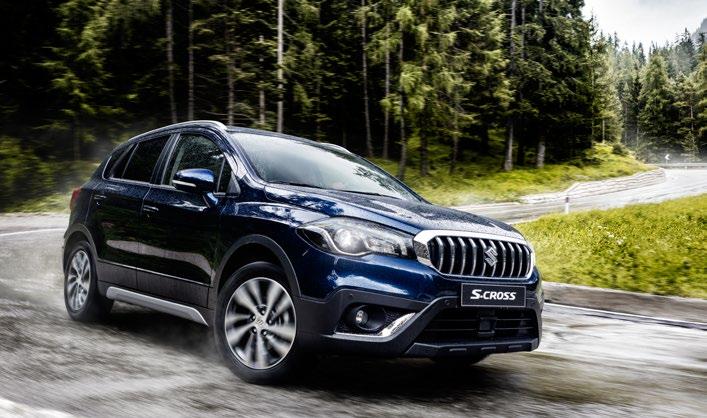 S-Cross je připraven Vám pomáhat a chránit Vás ve zlomku vteřiny preventivními systémy pro