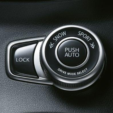 Lock Režim pro vyproštění vozu ze sněhu, z bláta nebo třeba z písku.