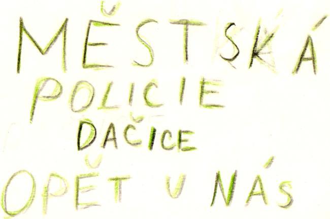BŘEZEN strana: 5 2018 Ve středu 20. března nás po roce opět navštívili příslušníci dačické městské policie.