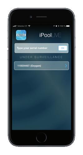 ASEKO WEB SERVICES ipool LIVE ipool Live Připojení k internetu vám umožní využívat mobilní aplikaci ipool Live ke sledování vašeho bazénu na mobilních