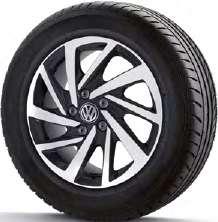 TL CL 1) 16" 01 02 03 Ocelová kola se středovými kryty 7 J x 17. S pneumatikami 235/55 R 17.