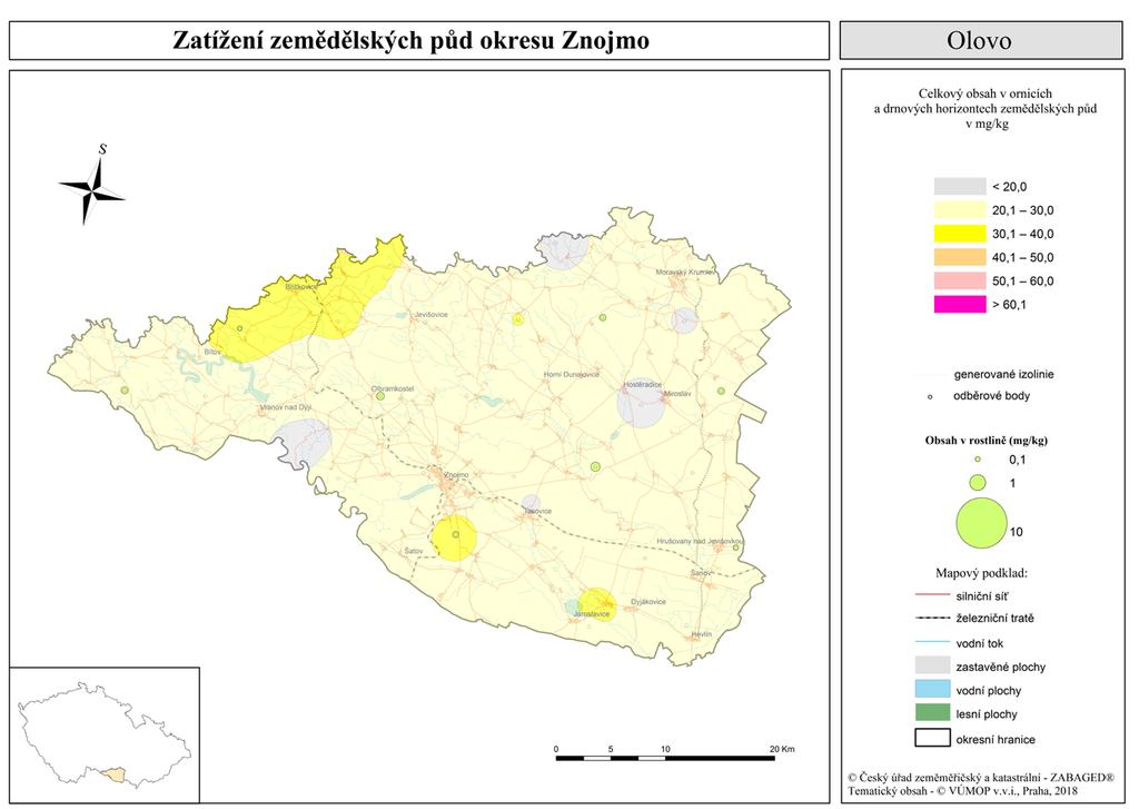 který by překračoval limitní hodnoty. Kategorie lesní rybníky má celkem nejméně vzorků překračujících limitní hodnoty (10 vzorků).