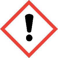 Výstražný symbol nebezpečnosti: Signální slovo: Varování Nebezpečné komponenty k etiketování: ------- Věty označující specifickou rizikovost (H-věty): H 315 Dráždí kůži.