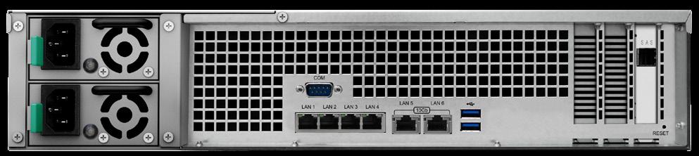 0 12 Rozšiřovací slot PCIe 13 Rozšiřovací port 14 Tlačítko Reset Hardware CPU Systém hardwarového šifrování Paměť Kompatibilní typ disku Externí porty Rozměry (V x Š x H) Hmotnost LAN Slot PCIe 3.