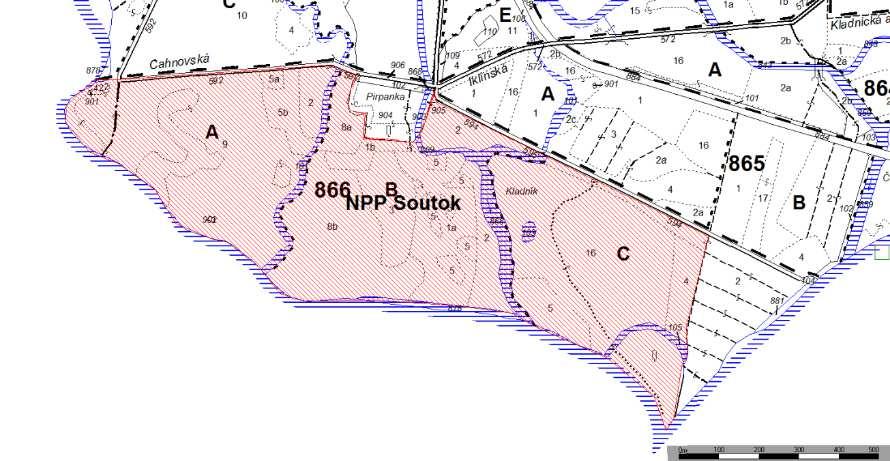 NPP Soutok 66,36 ha Komplex lesních porostů v nejjižnějším cípu EVL hraničící s řekou Dyjí, která se zde stéká s řekou Moravou.