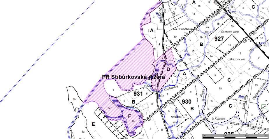 PR Stibůrkovská jezera 28,62 ha Součástí EVL Soutok-Podluží je i území stávající PR Stibůrkovská jezera. Ochrana tohoto území je dostatečně zajištěna stávajícím statusem PR.