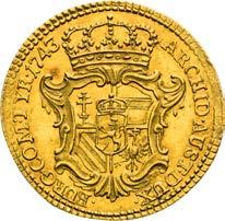 Ducat 1743. Prague. Very rare! Dukat 1743. Prag. Sehr selten!