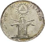 Silver Token 1745. Coronation of roman emperor in Frankfurt am Main.