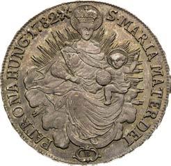 Good EF / Good EF 100 Tolar 1782. Kremnica. Pěkná patina.