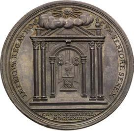 Roman king in Frankfurt / Krönung zum römischen König in Frankfurt 393. Good EF / Good EF 400 Stříbrná medaile 1764.