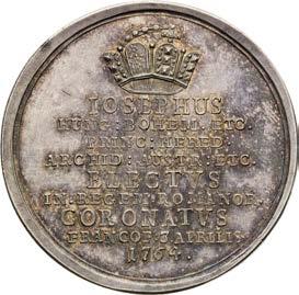 395. Good EF / Good EF 600 Stříbrná medaile 1764.