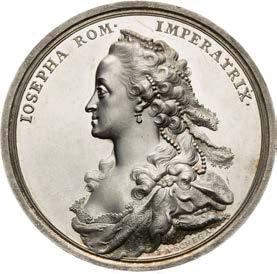 420. Good EF / EF 200 Stříbrná medaile 1760. Svatba Josefa II.