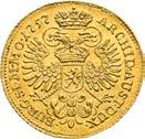 9. RRR! ị 1 pc/mkt Good EF / About UNC 25 000 Dukát 1756. Praha.