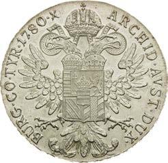 v plochách. Thaler 1780. Prague.
