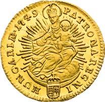Kremnitz. Nice luster in the fields. Rare date. Rare! Dukat 1749.