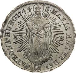 EF / About UNC 200 Tolar 1744. Kremnica. Justovaný.