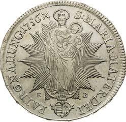 Kremnica. Mírně nedoražený. Thaler 1755. Kremnitz.