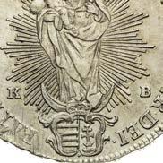 Kremnitz. Variant. Extremely rare! 1/2 Taler 1754.