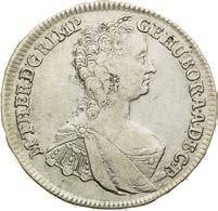ị 4 pcs/mkt About VF / About VF 150 1/2 Tolar 1759.  1/2 Taler 1759.