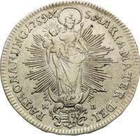 94 g ḁ 34 mm Ọ Ag Ḋ Huszár 1688, Eypeltauer 264a, Rádoczy 43 166.