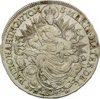 Extremely rare! 1/2 Taler 1770. Kremnitz. Randfehler.
