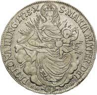 ị 3 pcs/mkt VF / Good VF 2 000 1/2 Tolar 1775. Kremnica.