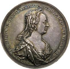 Prachtexemplar! Selten! Ḉ Peter Paul Werner Ḑ 29.73 g ḁ 44 mm Ọ Ag Ḋ Montenuovo 1788 231.