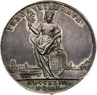 The liberation of Prague from the French. Nice patina. Variant.