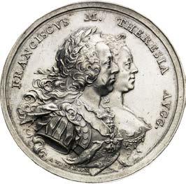 246. R! EF / EF 300 Stříbrná medaile 1763. Hubertusburský mír. Vzácná! Silver Medal 1763.