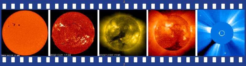 Eruptivní procesy na Slunci a