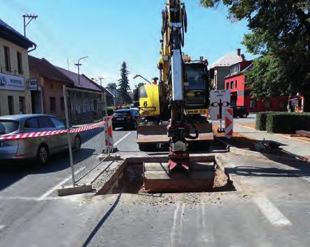 Šachta Š2 byla posunuta o cca 2 m od komunikace. Dalším zkoumáním bylo zjištěno, že s touto kanalizací se budeme potýkat i dále po trase mezi šachtami Š5 až Š9.