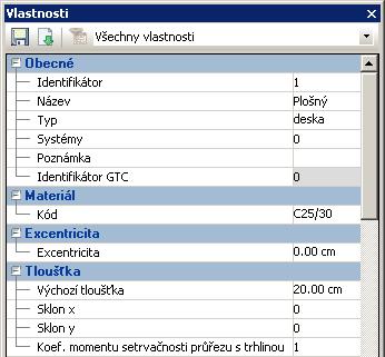 Výpočet momentu setrvačnosti průřezu s trhlinou Od verze 2011 je dostupná možnost zadat koeficient momentu setrvačnosti průřezu s trhlinou v okně vlastností lineárního nebo plošného prvku: Lineární