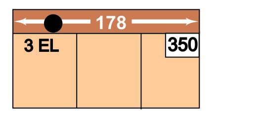 17010,- 352 2EL 120 95 96 2-sedák bez područky, potažení zadní 10530,- 10800,- 11880,-