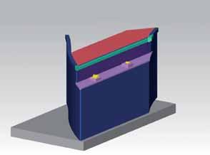 5 3D model of pier P16 Obr. 6 3D model opěry S1 Fig. 6 3D model of support S1 Obr. 7 Osazené ložisko v poli A7 Fig. 7 Set bearing in field A7 Obr.