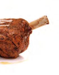PORCI 300 g = 200 g PEČENÉHO MASA Líčka s omáčkou prohřejte a servírujte s bramborovou kaší.
