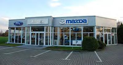 AUTOTIP HALFAR s.r.o. Společnost se zabývá prodejem nových japonských a německých vozů zn. Mazda a Ford, které nabízí v moderních prostorách svého sídla na ul. Opavské.
