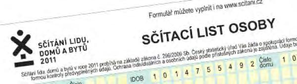 SČÍTÁNÍ LIDU, DOMŮ A BYTŮ V měsíci březnu loňského roku po deseti letech proběhla v naší zemi rozsáhlá a náročná statistická akce Sčítání lidu, domů a bytů, jejíž celostátní předběžné výsledky byly