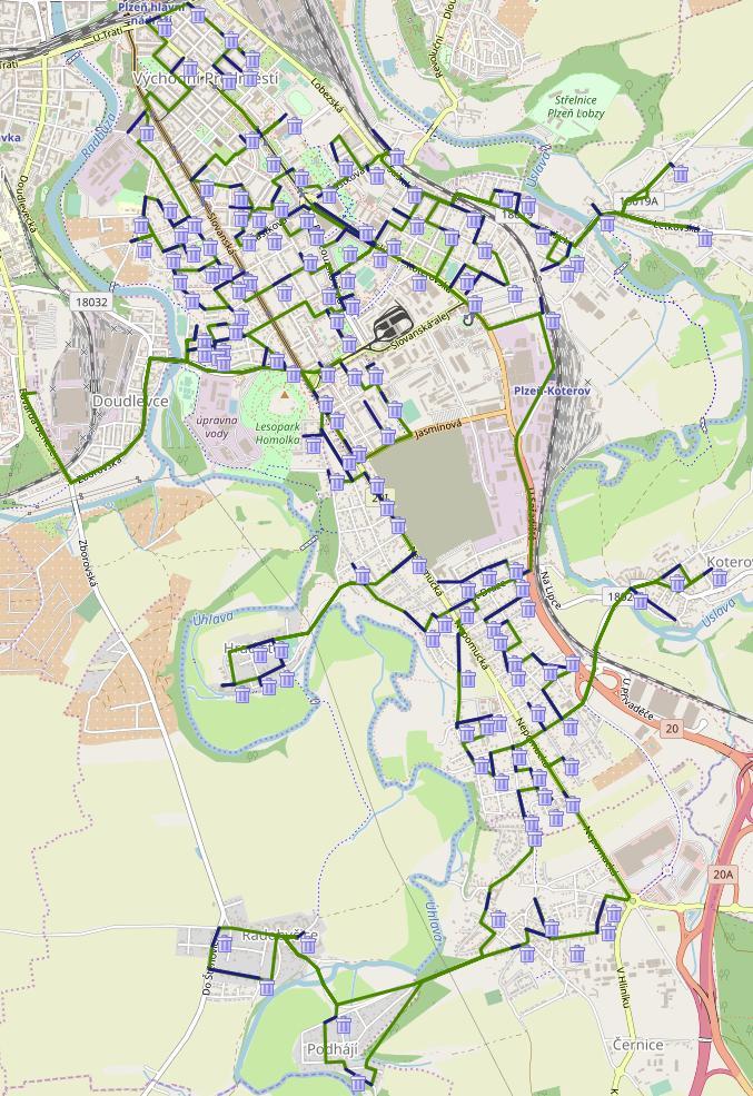 Obr. 5 Mapa