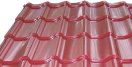 Střecha ze švédské oceli Jemně strukturovanou povrchovou úpravu PUREX GreenCoat nabízíme pro krytiny SATJAM Roof, Grande, Trend a Rapid.
