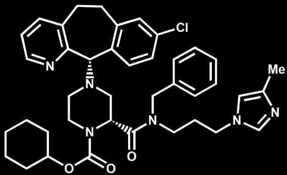 Inhibitory Farnesyl Transferasy Br Cl Steric shield Br 2 Imidazole ring Lonafarnib IC 50 1.9 nm Sch 226374 IC 50 0.