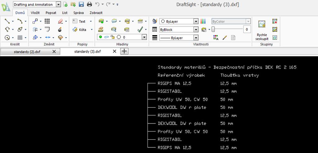 5 Export do DXF Export