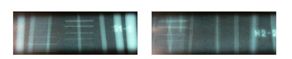 Míra oslabení je zaznamenávána na rentgenovém filmu, který je následně vyvolán. Jako zářič se nejčastěji využívá kobalt Co60, který je umístěn v defektoskopickém krytu.